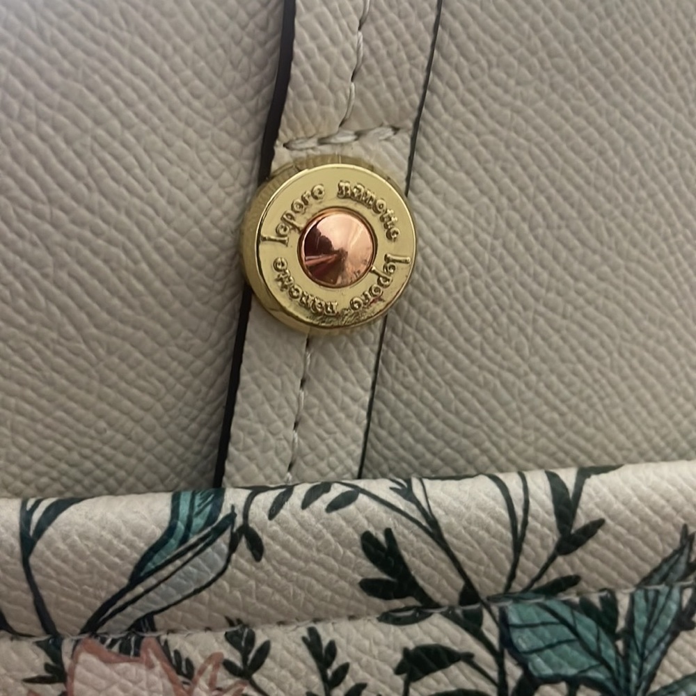 NANETTE LEPORE Bag Summer Botanical CottageCore Makena new vegan leather purse - Picture 5 of 16